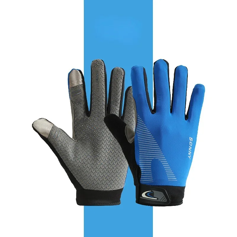 Winter Waterproof Cycling Gloves Outdoor Sports Running Motorcycle Ski Touch Screen Ice Silk Gloves Non-slip Warm Full Fingers