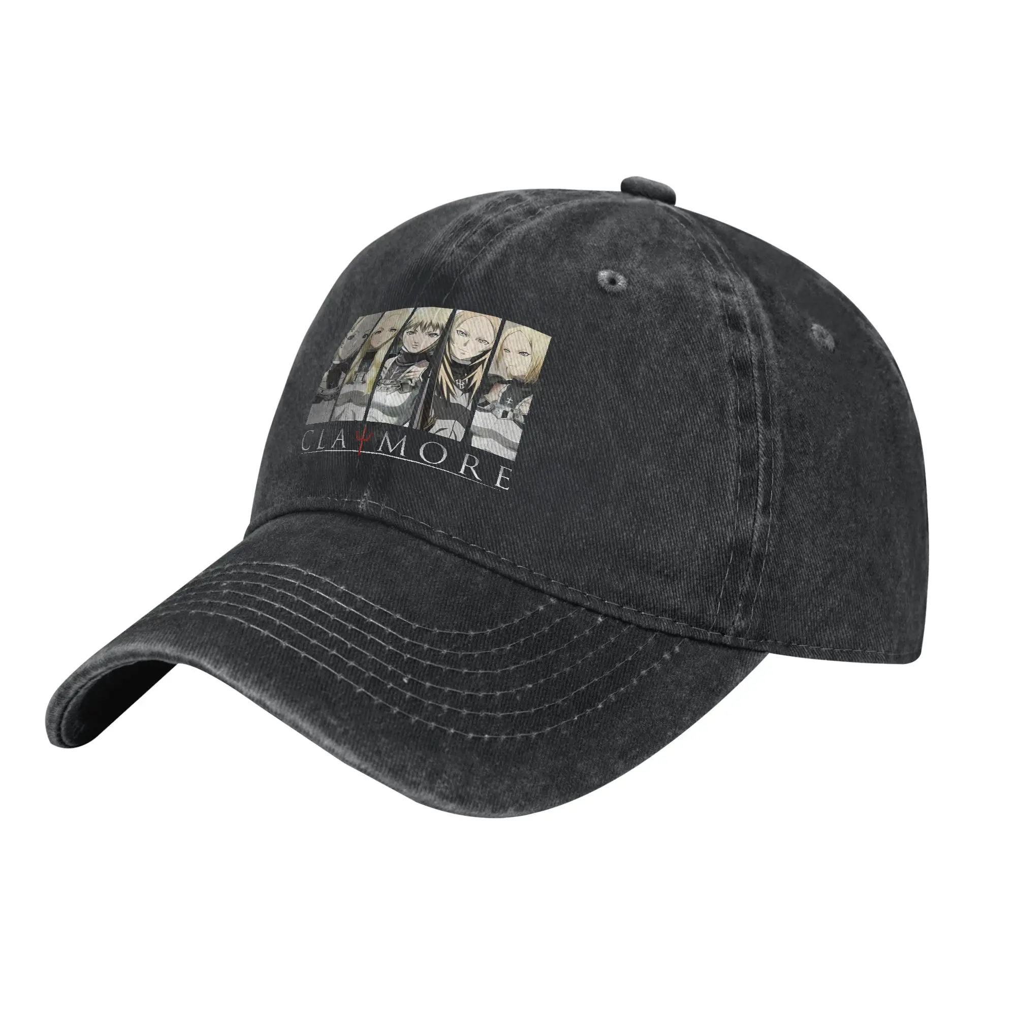 Vintage Love Anime Claymore Girls Characters Fashion Baseball Cap  Classic Luxury Hat  Barbecue Party Luxury Hat