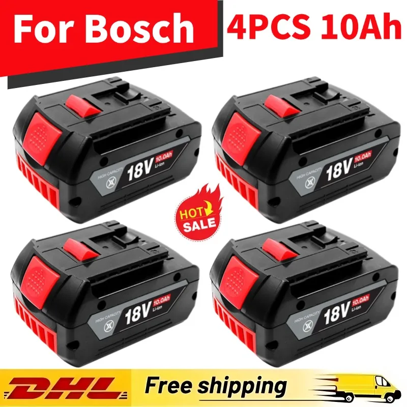 New For BOSCH 18V 10.0AH professional lithium battery Bosch BAT609 BAT609G BAT618 BAT618G electric t