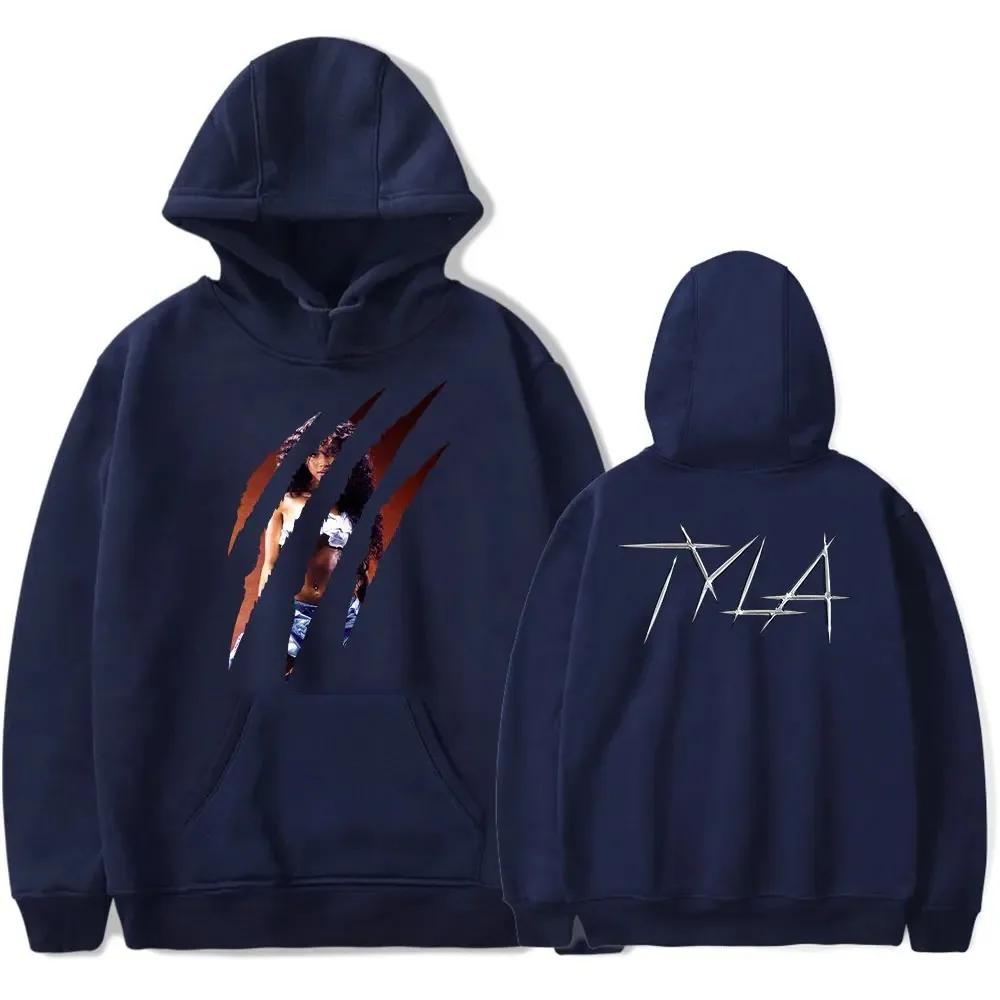 Tyla Scratch Hoodie Sweatshirt Women Men Long Sleeve Fashion Pullover Clothes