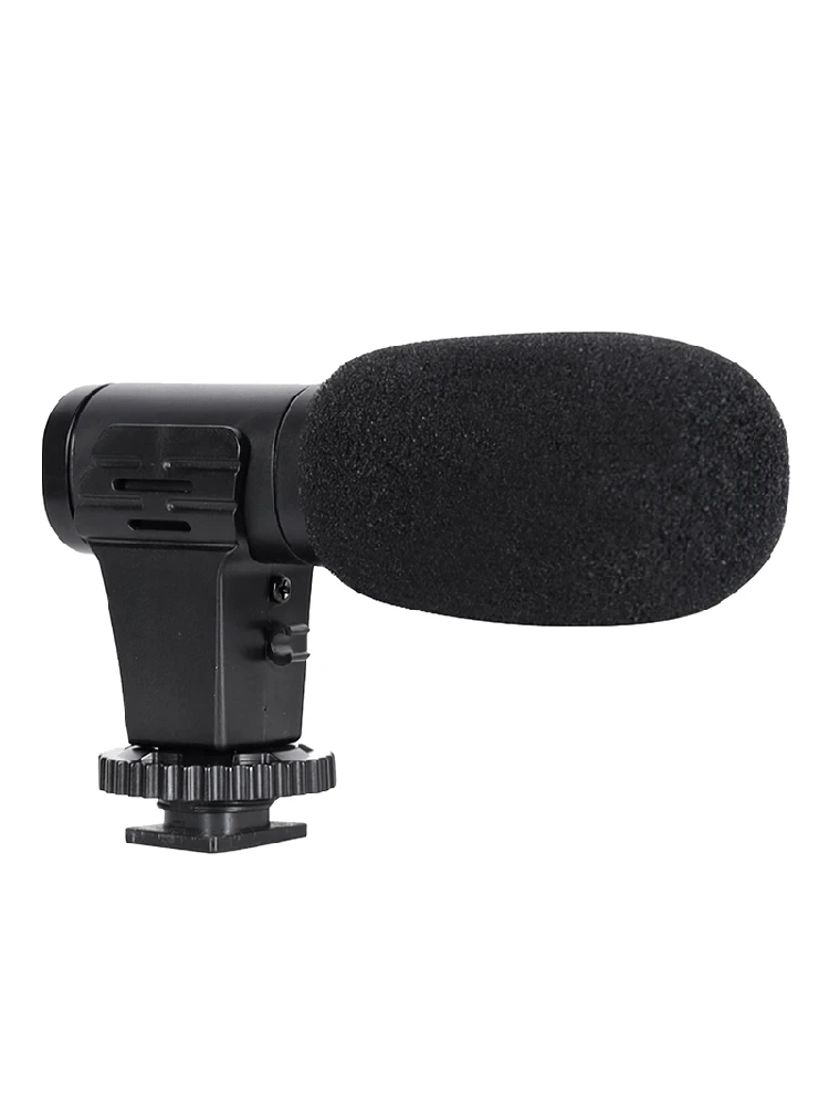 Vend Microphone vidéo sur caméra Mini condensateur enregistrement entretien Vlog micro pour téléphone appareil photo reflex numérique 3.5mm Microphone