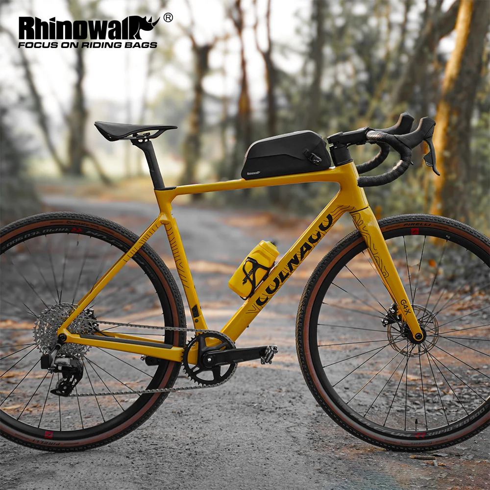 

Велосипедная сумка Rhinowalk на верхнюю трубу рамы, 100% водонепроницаемая, с магнитной застежкой, для установки на раму велосипеда с помощью ремня или винтов