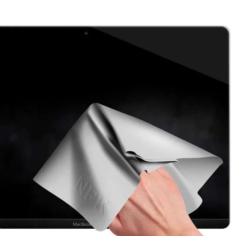 Microfiber Laptop Keyboard Cover Dustproof Protective Cover Screen Cleaning Cloth for MacBook
