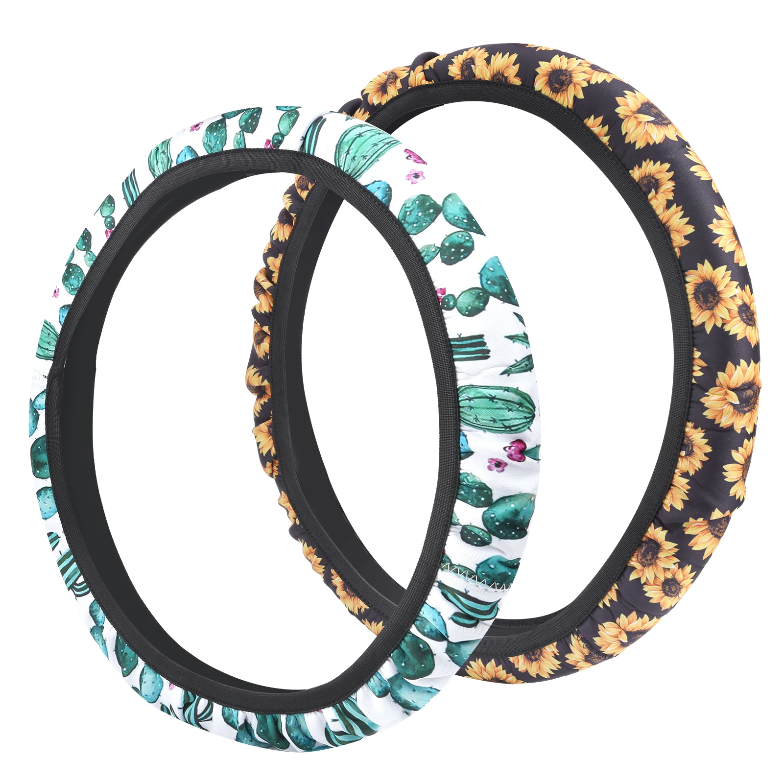 Steering Wheel Cover  AntiSlip Dustproof Neoprene Auto Car Steering Wheel Cover Interior Decoration
