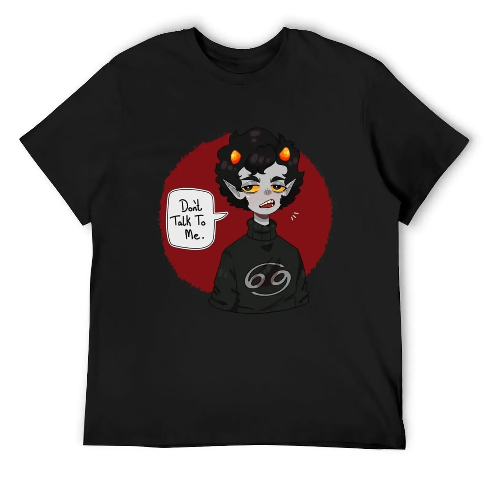 

Homestuck Karkat Vantas - Don_t Talk To Me T-Shirt designer shirts tees Men's t-shirt