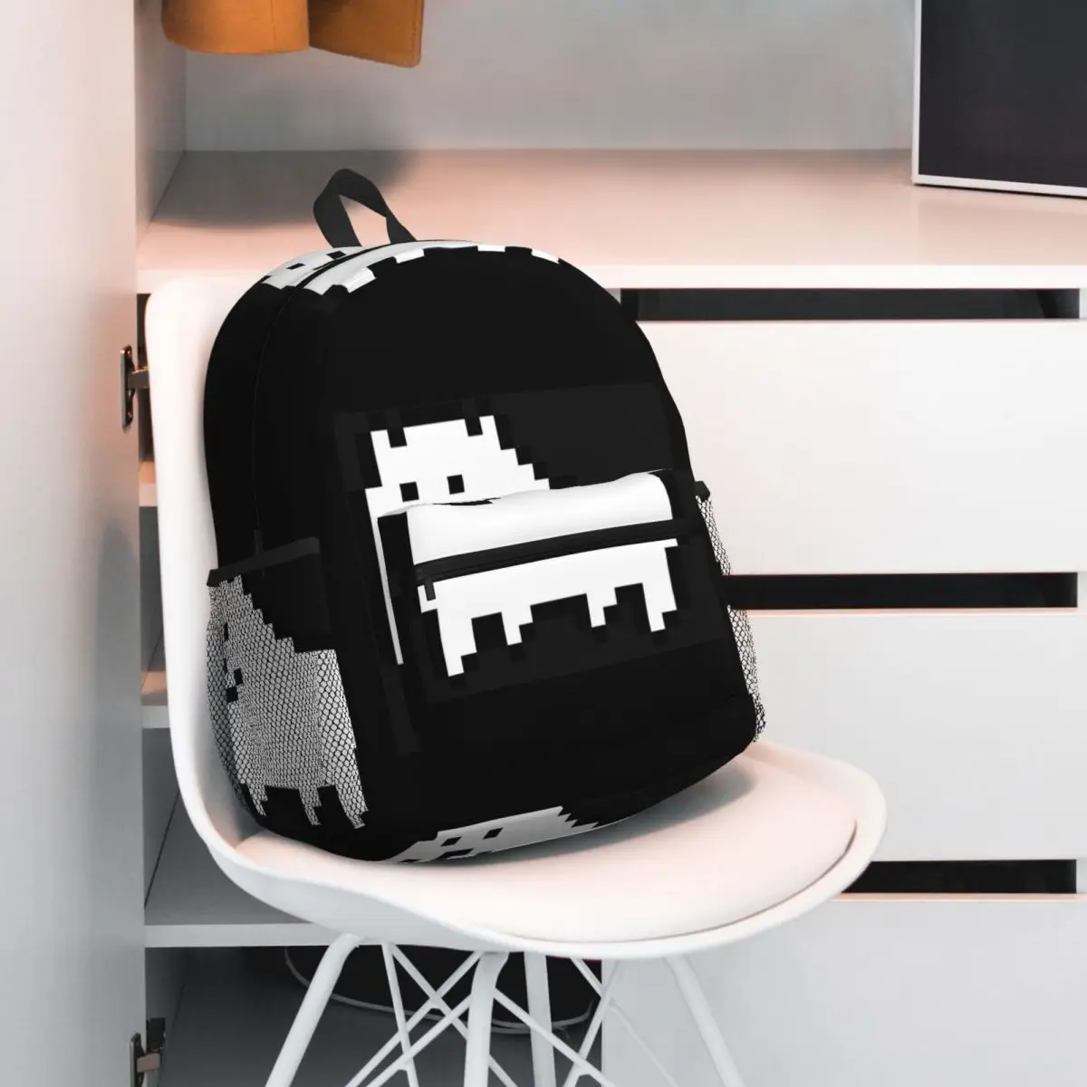 Annoying Dog In Space Undertale Toby Video Game Rpg Student Backpack School Bag Hiking Travel Daypack for Men Women Bookbag