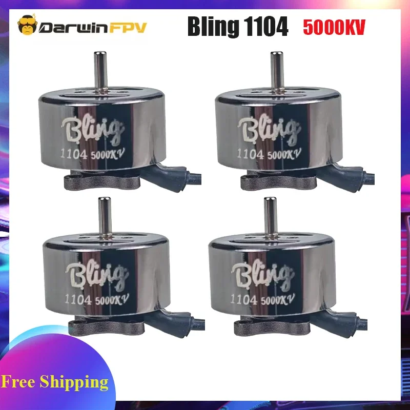 

DarwinFPV Bling Series 1104 5000KV Brushless Motor for FPV Drone FPV Racing Multirotor Parts Accessories