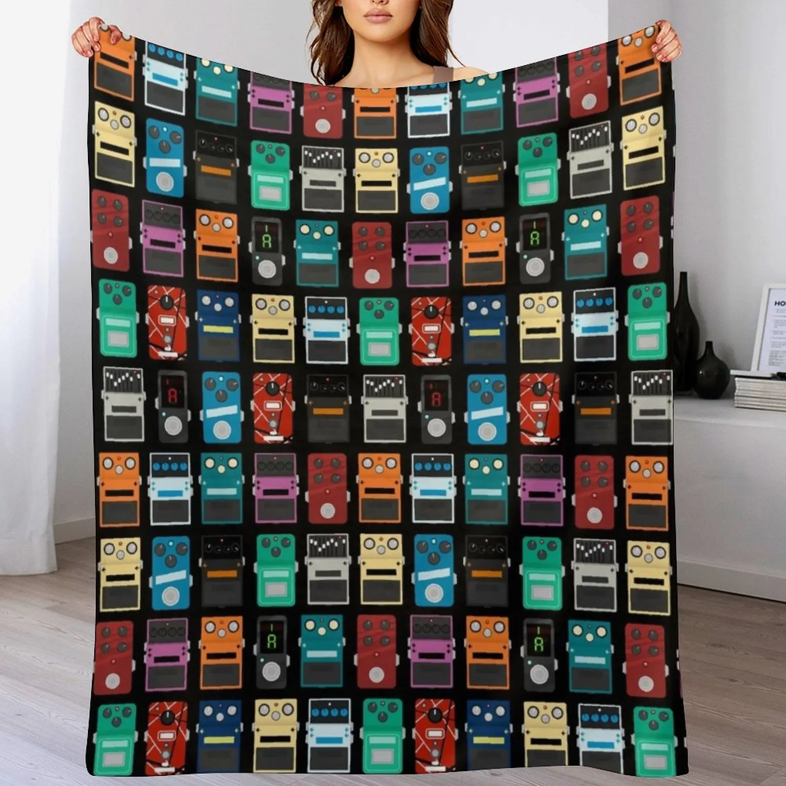 

Pedal Board Throw Blanket Portable Lightweight Blanket for Travel Camping