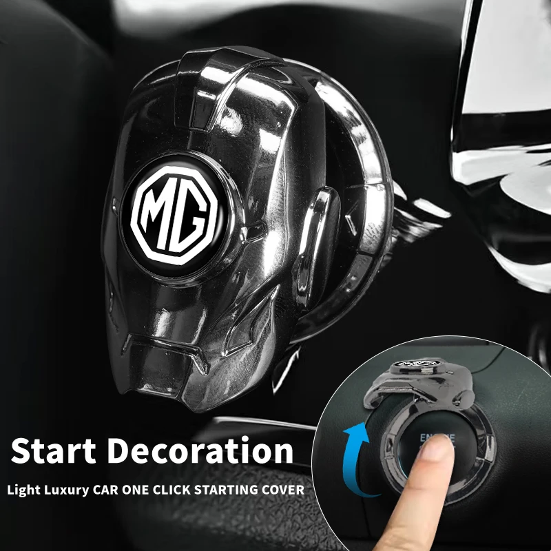 

Car One-Touch Start Cover Ignition Switch Button Protector Case Accessories For Morris Garages MG 6 3 5 7 TF ZR ZS HS GS GT