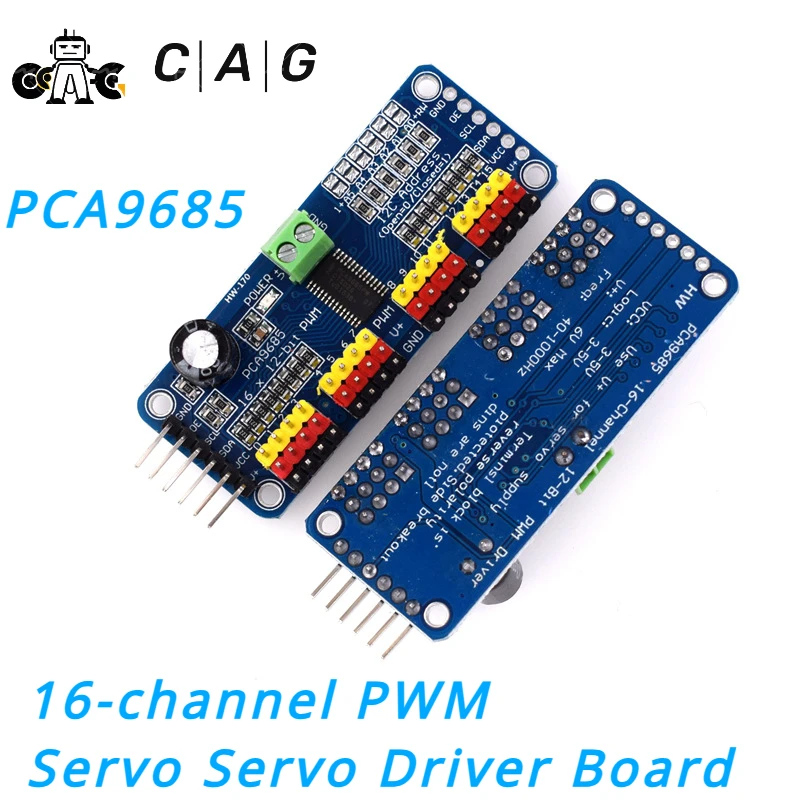 PCA9685 PCA9685PW 16 Channel 12-bit PWM/Servo Driver-I2C interface PCA9685 module Raspberry pi shield module servo shield