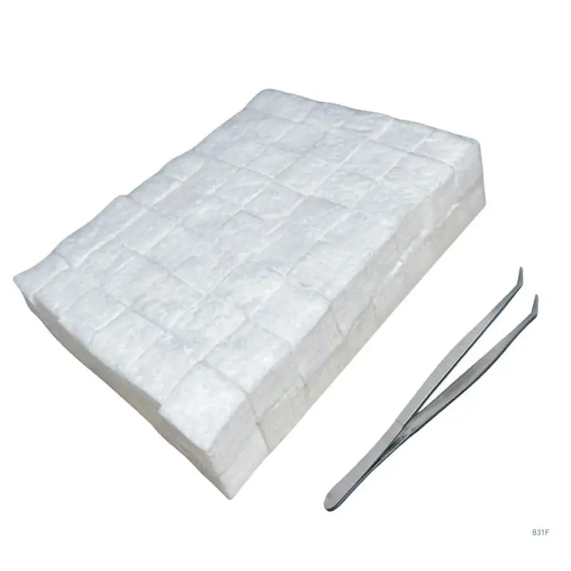 96Pcs Ceramic Wool Wick Table Top Firepit Sponges Cotton Cores Small Ceramic Wool Wick for Ethanol Fireplaces Fuels