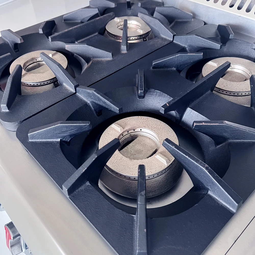 Commercial Gas Stove Stainless Steel Kitchen Equipment 6-Burner Gas Cooker With Oven Clay Pot Combination Stove view 3