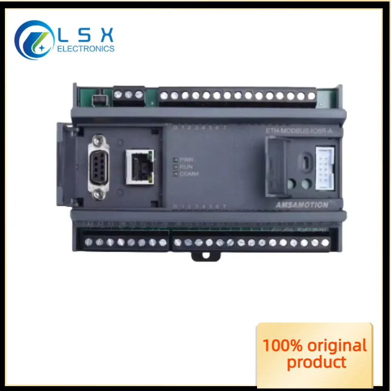 ETH-MODBUS-IO8R-A Ethernet PLC module MODBUS TCP RTU RS485 converter digital 8I/O analog 6I switch acquisition real
