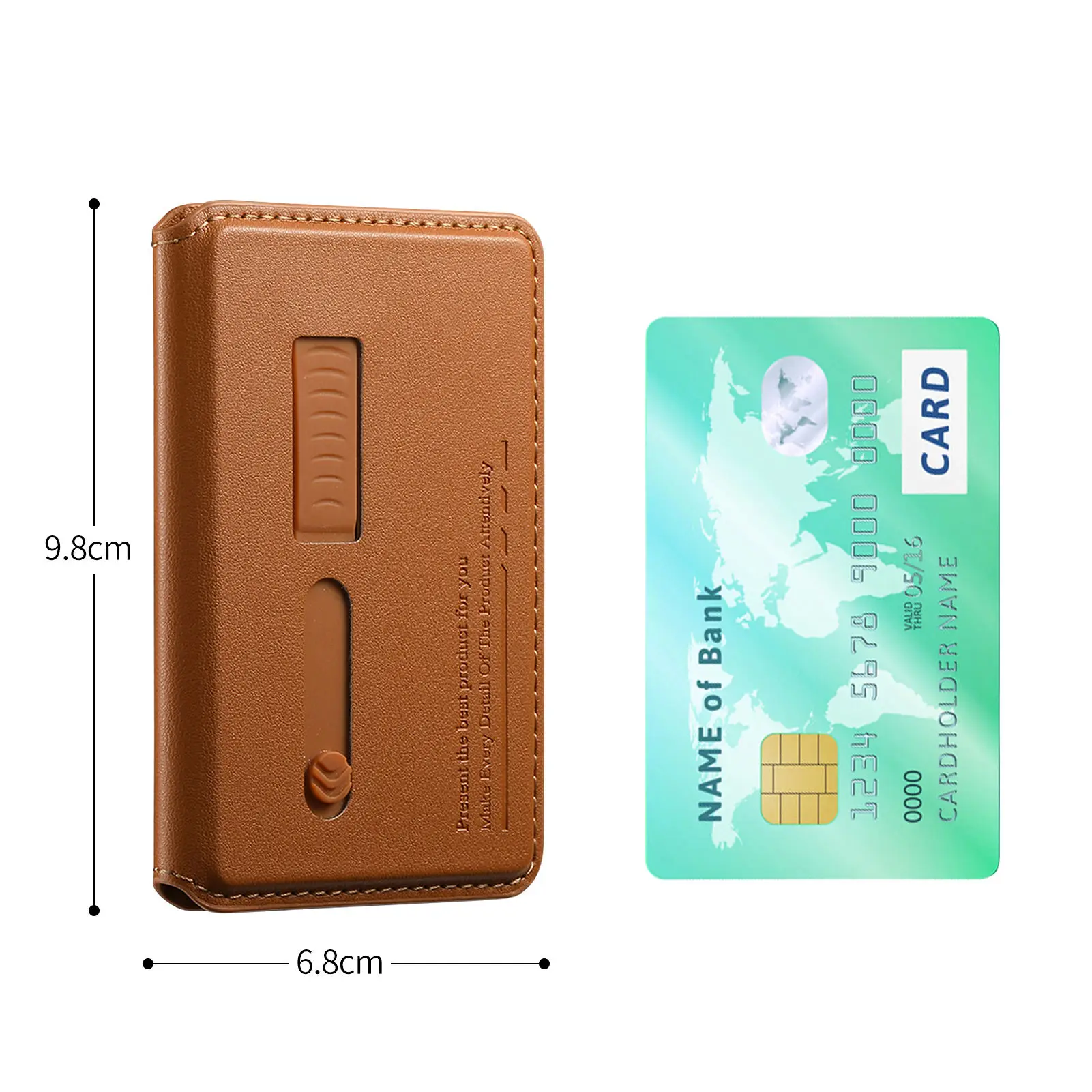 Starke magnetische Leder-Geldbörse mit verstecktem Ständer für Magsafe für iPhone 17 16 Pro Max 15 Plus 14 13 Kartenhalter-Taschenabdeckung – Detail 7