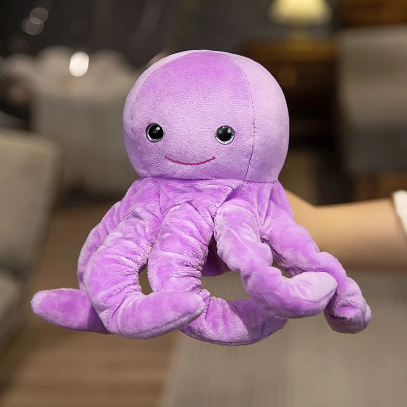 Novo animal marinho mão fantoche brinquedos de pelúcia contar histórias iluminação desempenho das crianças calmante e carinhando para dormir luva
