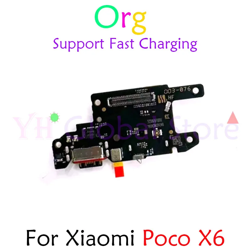 

For Xiaomi Poco X6 USB Charging Dock Connector Port Board Flex Cable