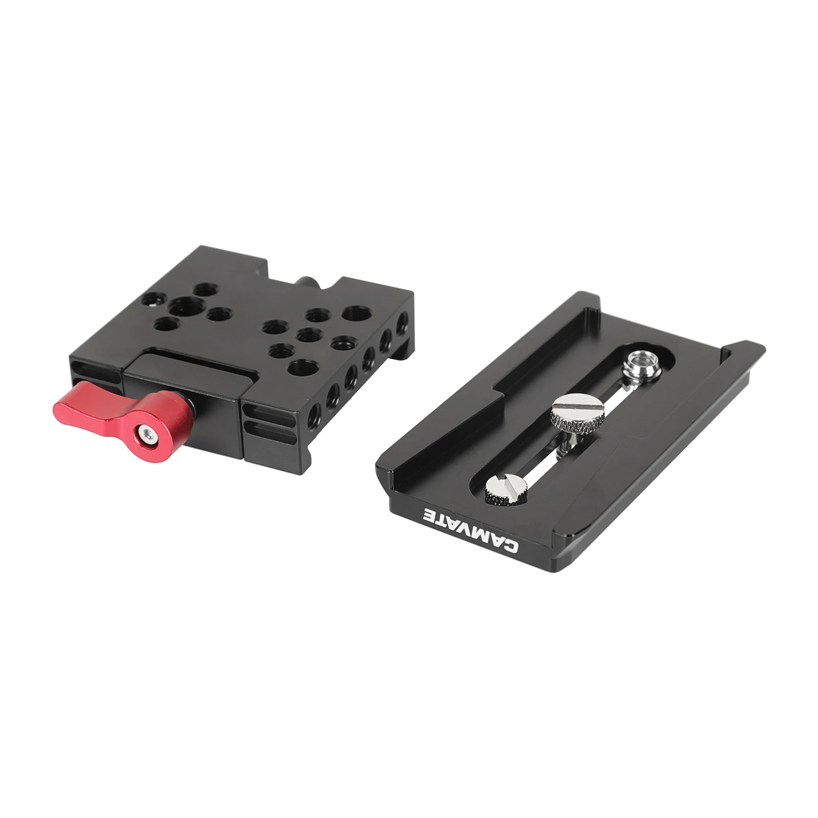 CAMVATE Quick Release Plate Clamp Camera Baseplate For Camera Cage Manfrotto 577/ 501/ 504/ 701 Tripod, Rail, Stabilizer