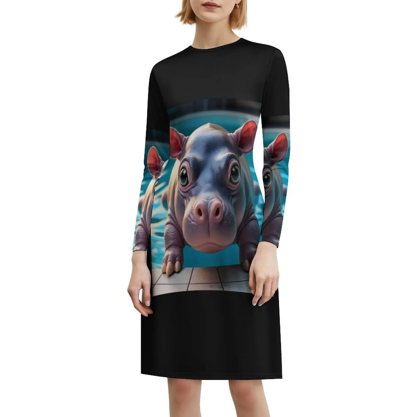 فستان بيبي هيبو مو دينغ المثير للإجازات للنساء على الشاطئ وحفلات أعياد الميلاد فستان قصير للهالوين زي أنيمي لسهرات الجمعة السوداء #6