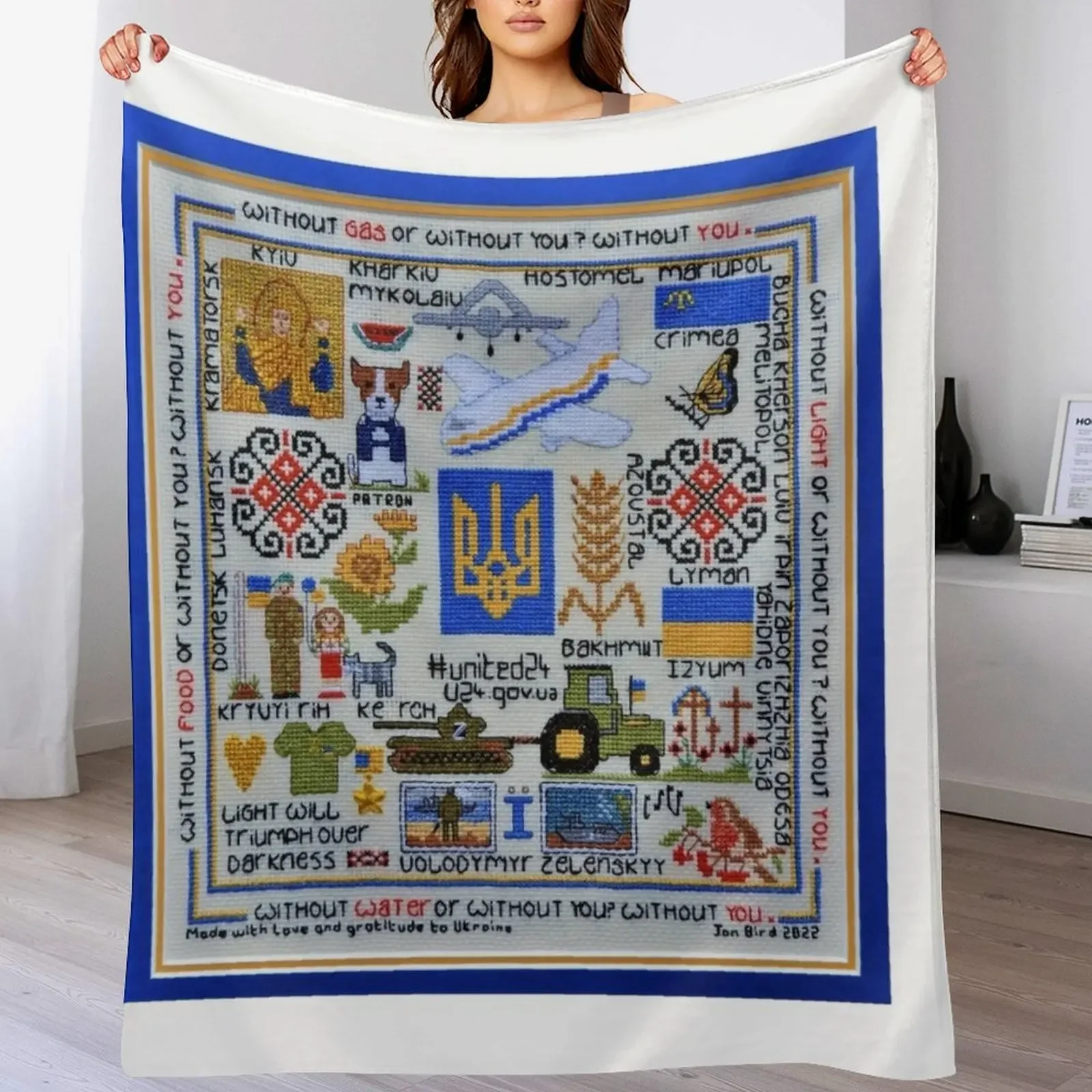 

Without You Throw Blanket Travel Sleeping Bag Decorative Sofas Furrys Blankets