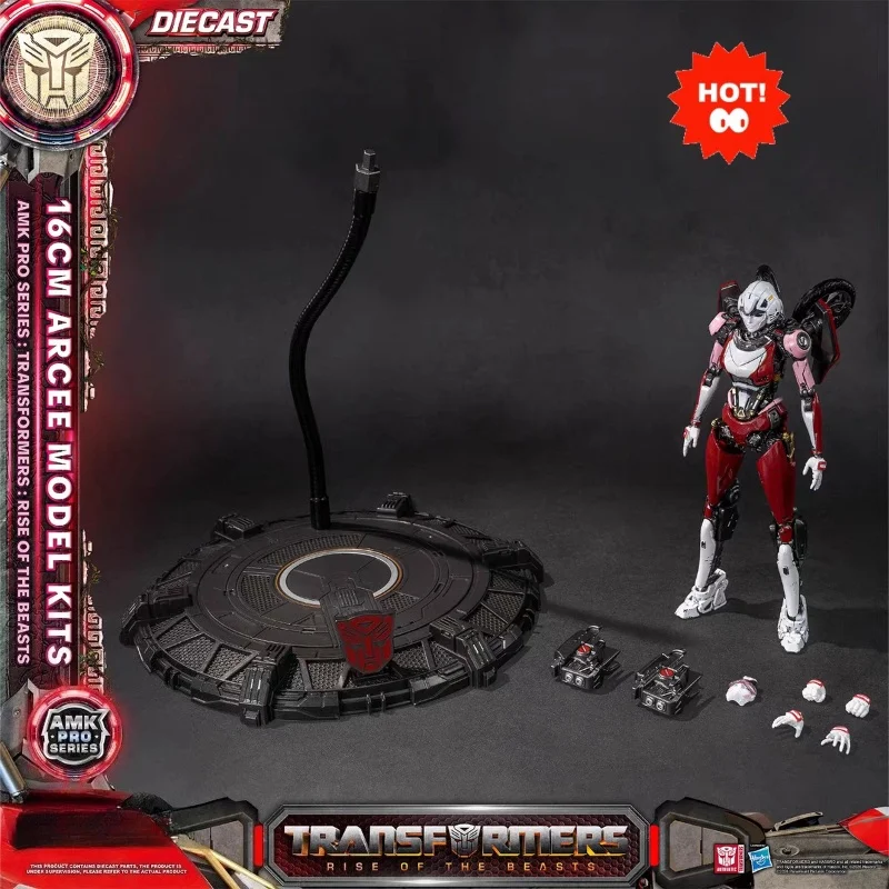 

New stock Transformers AMK PRO Arcee pre assembled movie anime character figurine model toy collection birthday gift G1