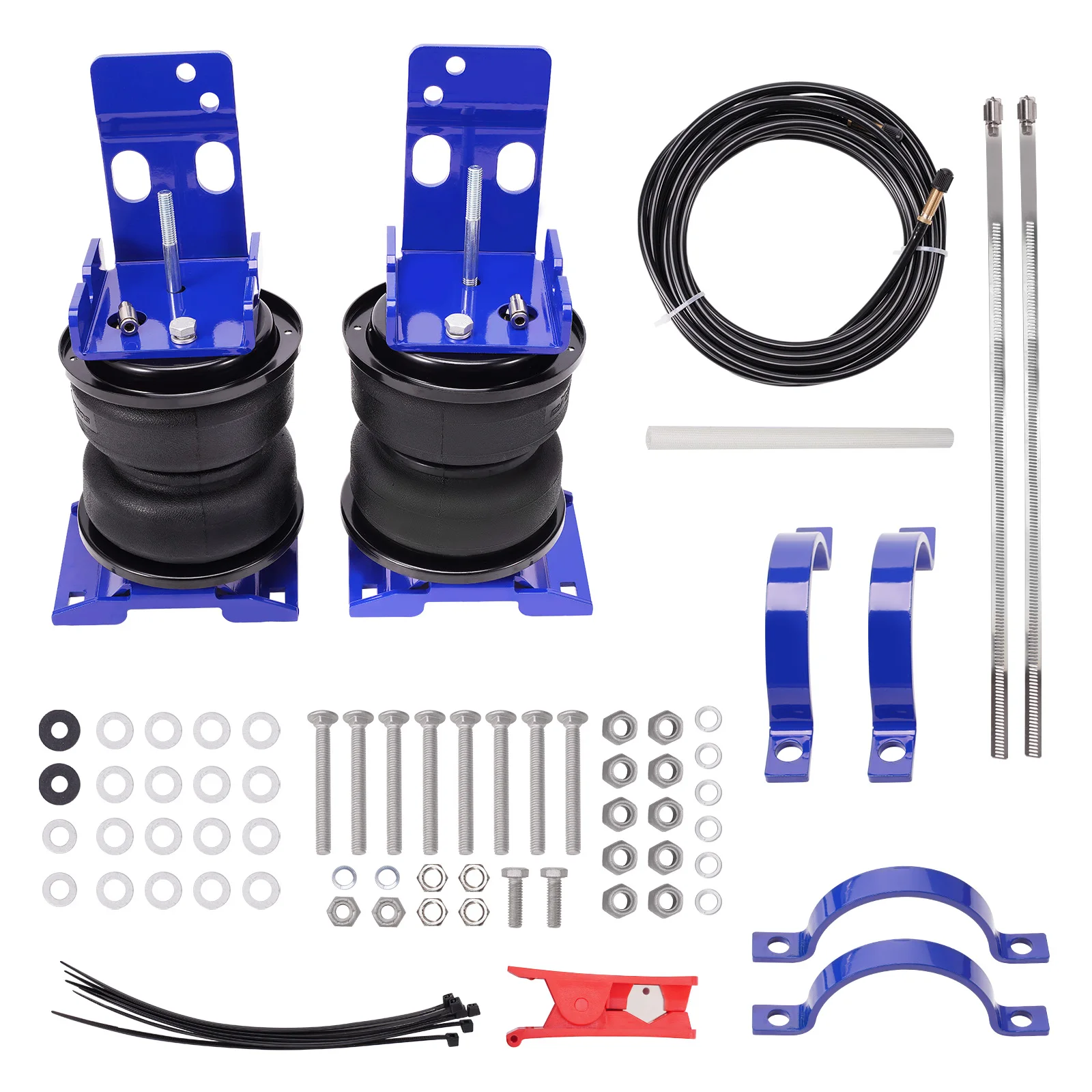 Rear Air Spring Bags Kit Air Lines for Ford Motorhome E-450 Class C 1996-2008