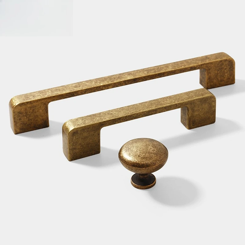 

Античная бронзовая ручка ящика, современный минималистичный шкаф с одним отверстием для гардероба, тумбочки, винного шкафа