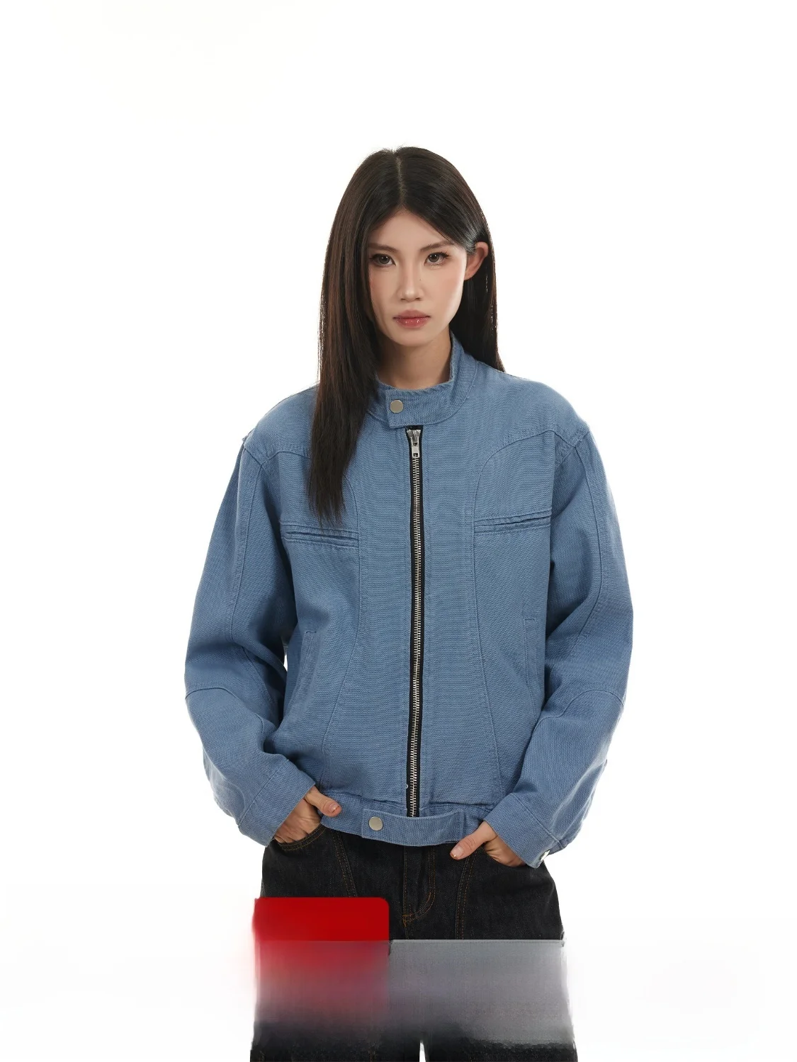 

MTTEAT Американская ретро-куртка в стиле High Street, повседневная, из канваса, с воротником-стойкой, женская, зимняя, трендовая, универсальная верхняя одежда