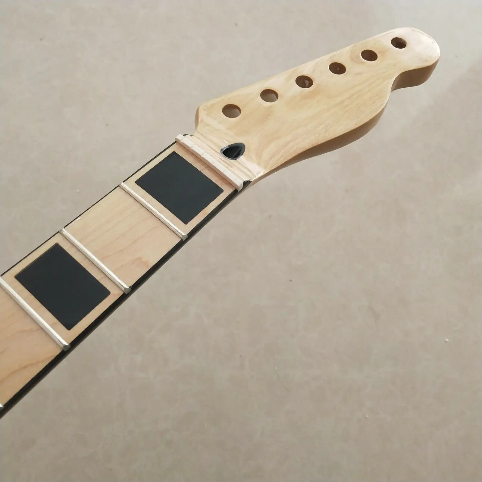 

High quality Maple Guitar neck 22 fret 25.5in Maple Fretboard Black Block Inlay