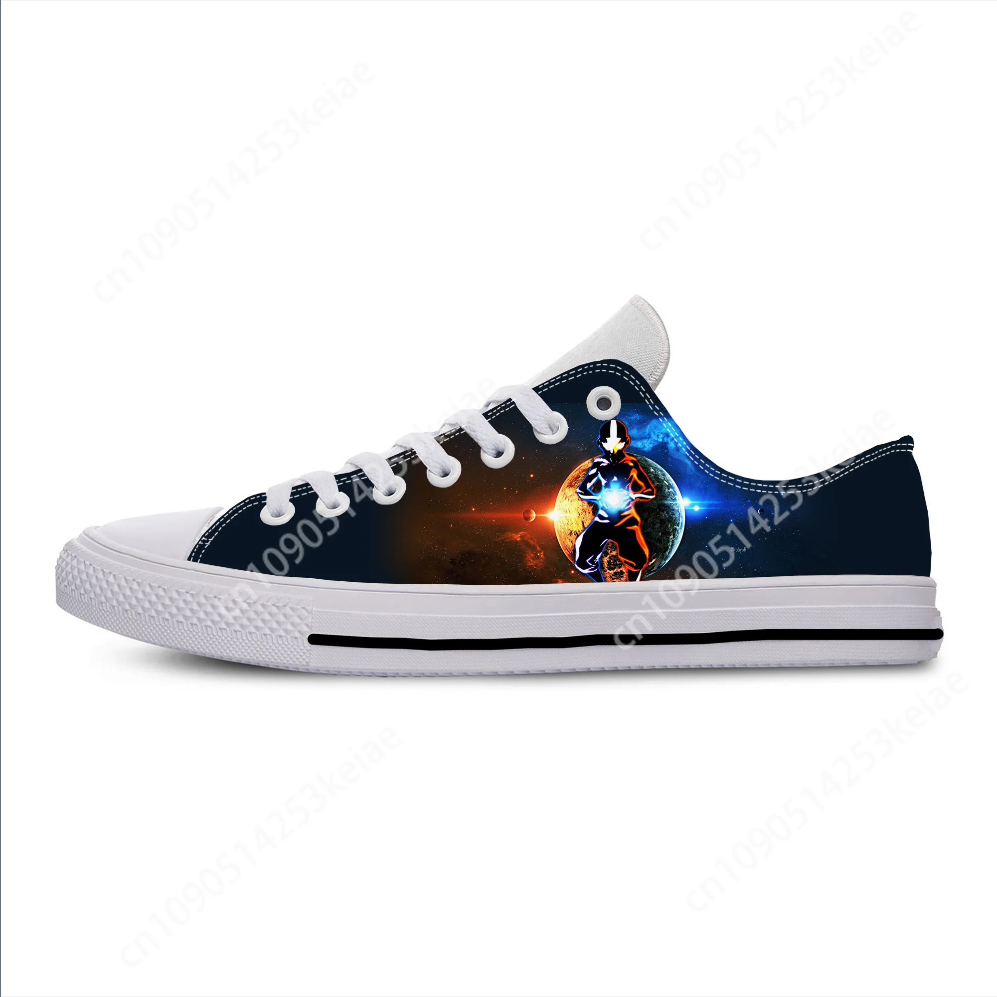 Summer Anime Manga Cartoon Avatar The Last Airbender Casual Shoes Low Top Breathable Board Shoes Lightweight Men Women Sneakers