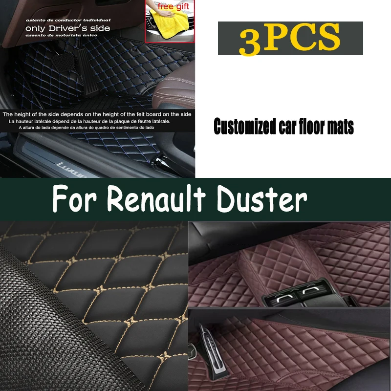 

Car Floor Mats For Dacia Duster Renault Duster HM 2021~2022 Waterproof Accessories