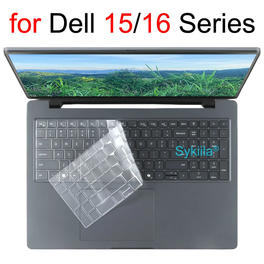 

Keyboard Cover for Dell 15 Pro 16 DC15255 DC15250 PV15255 PV15250 MB16250 MC16255 PC16255 DB16255 Silicone Protector Skin Case