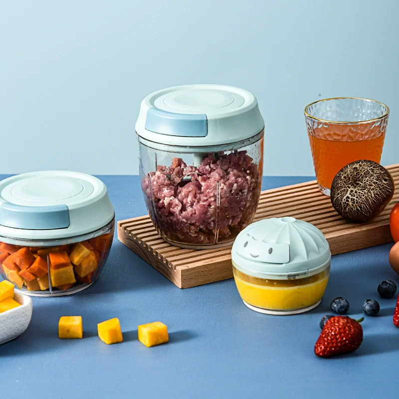 

900ml Rotate Garlic Press Crusher Manual Meat Mincer Garlic Chopper Vegetable Onion Cutter Kitchen Cooking Accessories Christmas