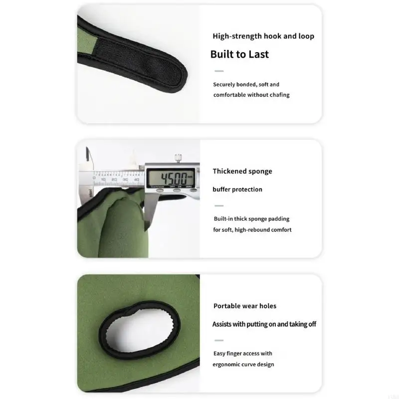 Soft Knee Protectors Comfortable Knee Pad Thick Paddings Great for Running Yogas and Occupational Kneeling Needs 4XBB