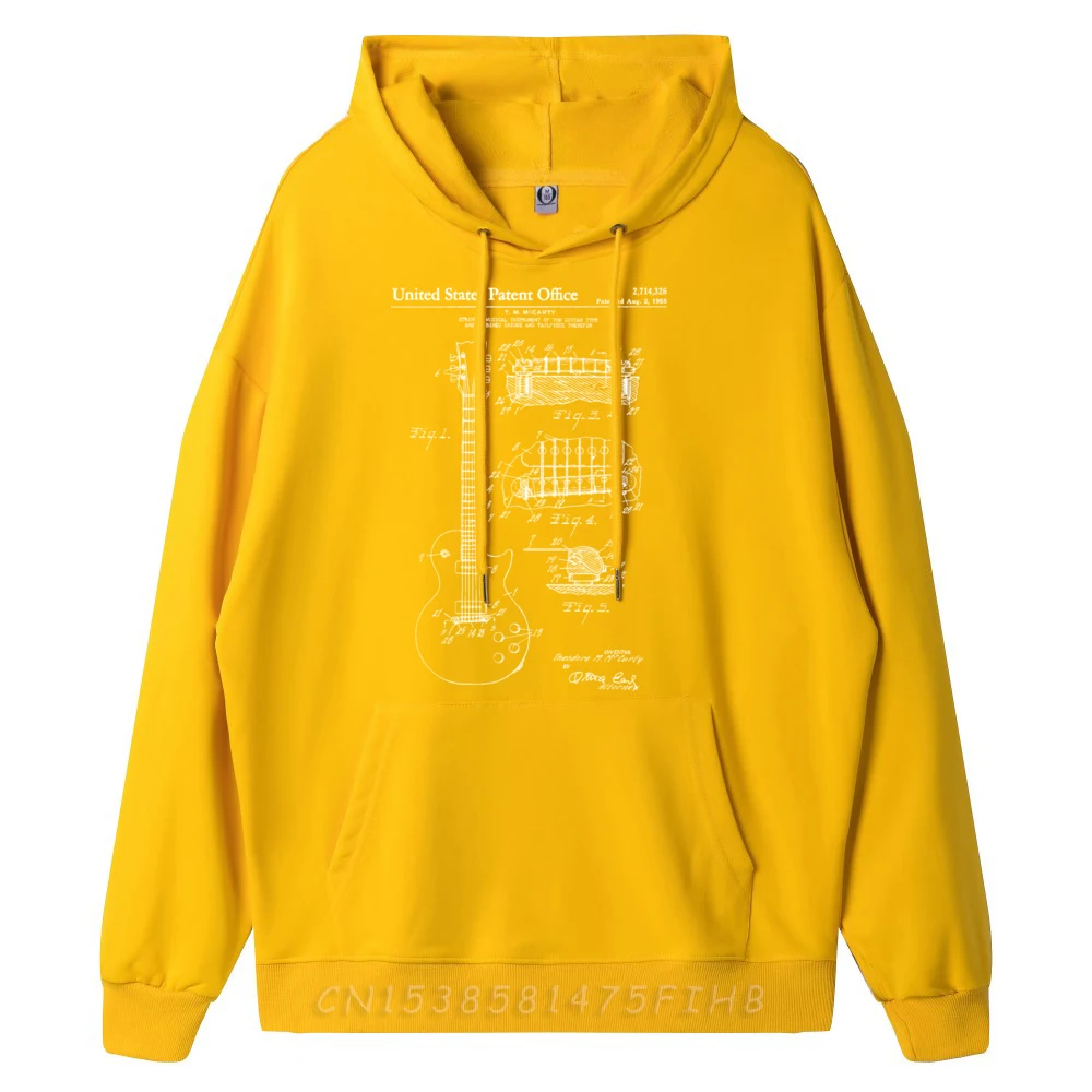 Vintage 1955 Original Guitar Patenhoodie Free Shippping Clothes Men's Sweatshirts Hoodies Valentines Day