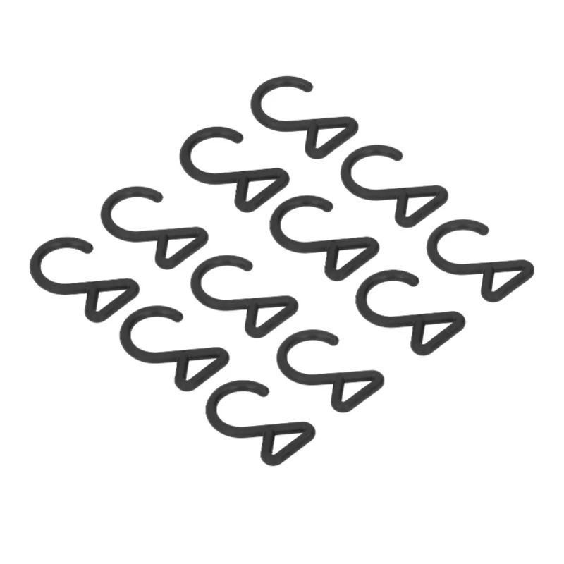 60 PCS B07 2 Shaped Hanging Hooks Shoulder Strap Back Revolving Hook Pet Belt Buckle Hooks Internal Diameter