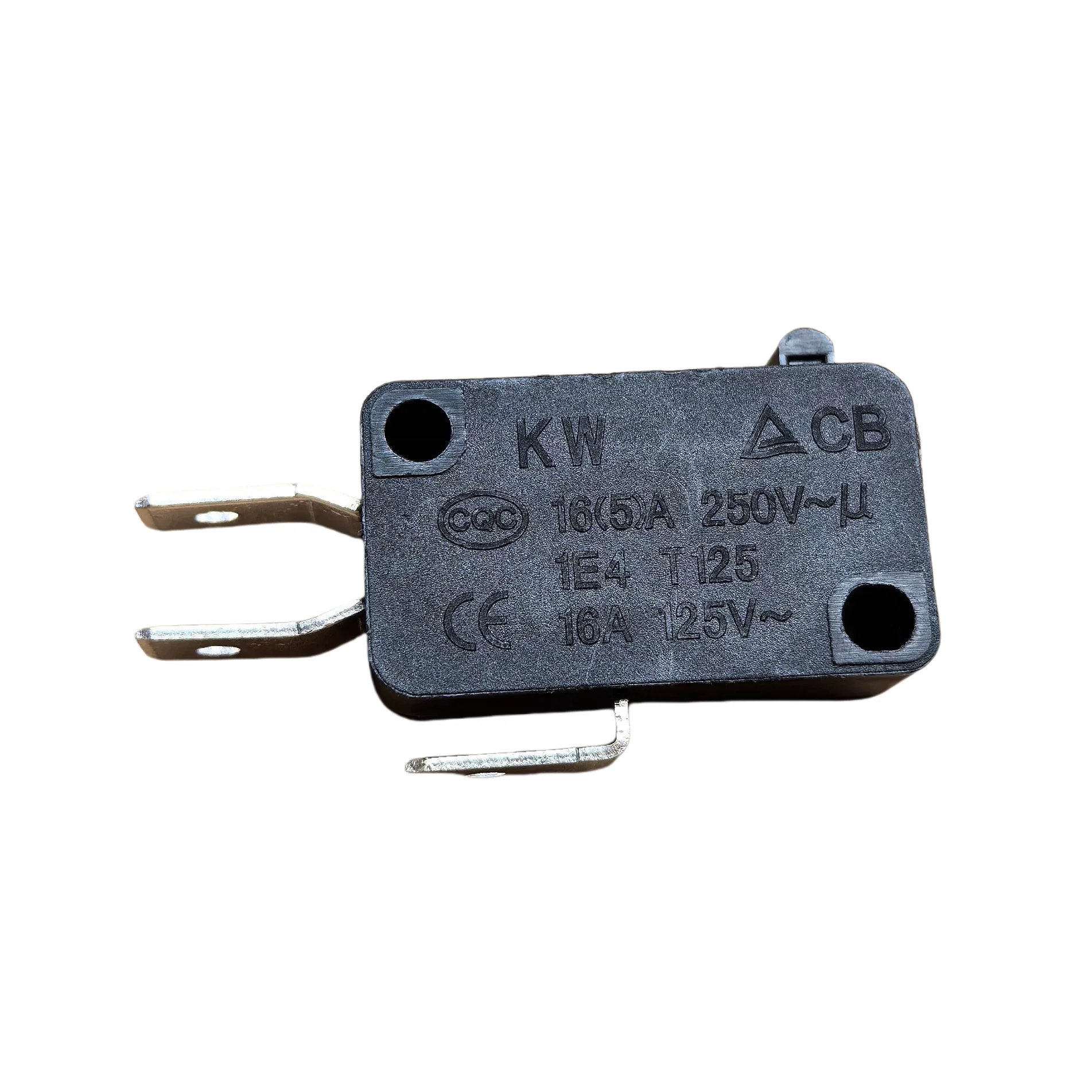 1 unids/lote KW8-0 de gama ultra alta microinterruptor de punto plateado pequeño limitador de viaje de reinicio automático 16A prensa punto táctil 6,3 terminal