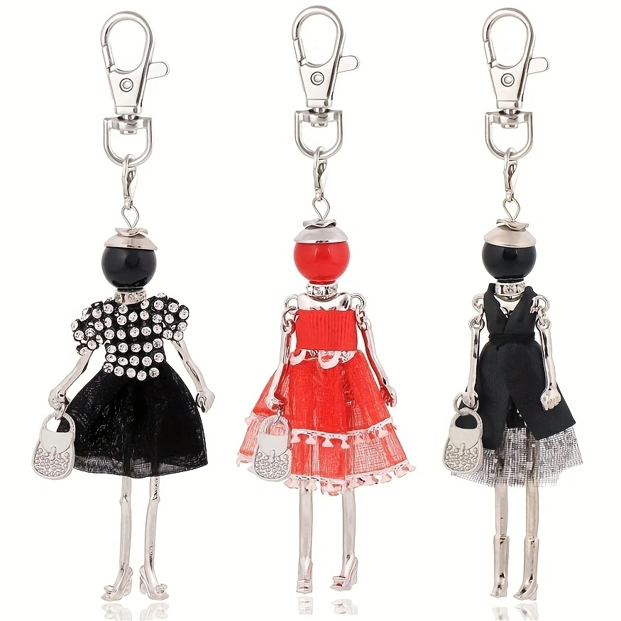 Cute Keychain For Women Trendy Bag Pendant Car Charms Gifts Jewelry Christmas Wholesale