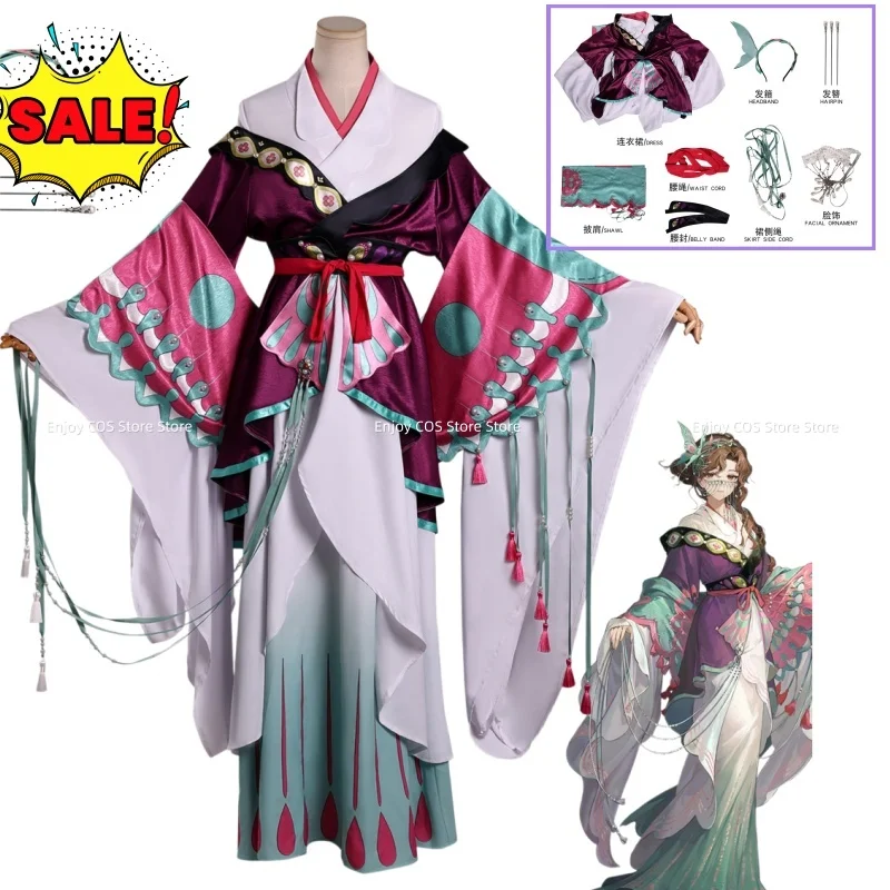 

Campbell Cosplay Game Reverse 1999 Costume Tooth Fairy Colorful Dress Accessories Suit Outfit for Party Woman Uniform
