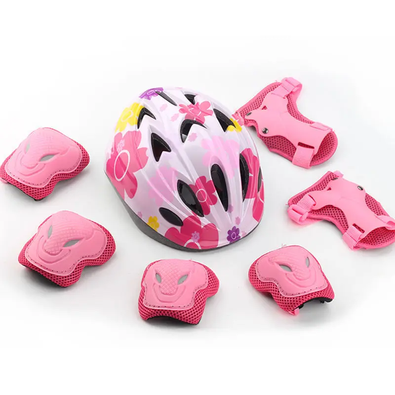 Casque de protection sportive pour enfants et adultes, genouillères et coudières, adapté au rouleau croate, glace croate, cyclisme, fille, garçon, enfant, 4, 5, 6