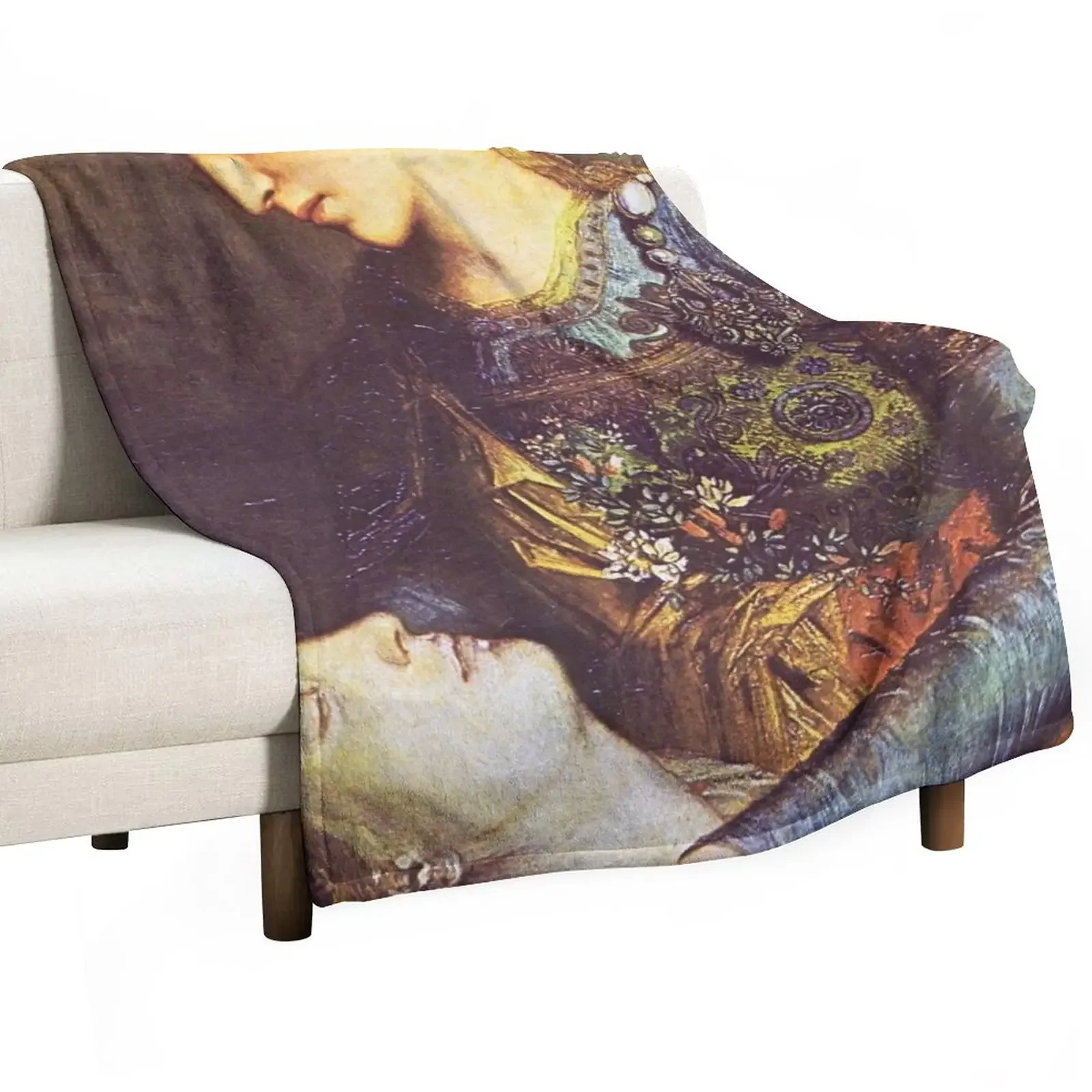 Orpheus and Euridice by Gustave Moreau Throw Blanket Softest Sofa Quilt christmas decoration Blankets