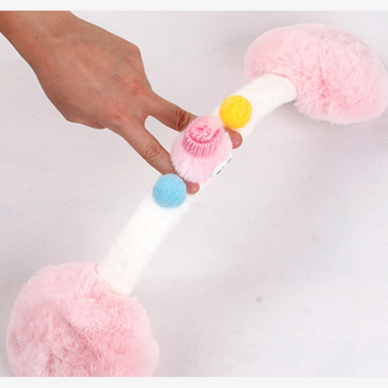 冬用の漫画イヤーマフ帽子、折りたたみ式イヤーウォーマー付き、暖かくトレンディな