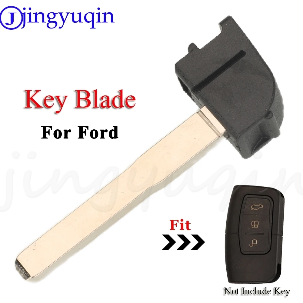 jingyuqin 10pcs Car Remote Key Blade For Ford C-Max Focus MK2 Kuga Mondeo Galaxy HU101 Smart Uncut Blade Blank Replacement Fob