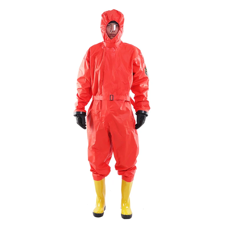 Fire protection secondary chemical protective clothing, light chemical protective clothing, acid and alkali resistant work