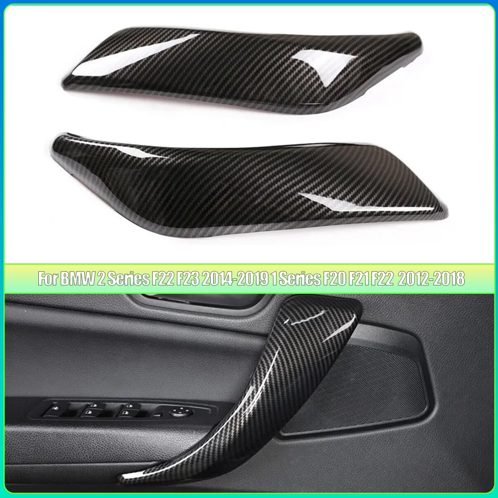 

Carbon Fiber Style Inner Door Handle Cover ABS Fit For BMW 2 Series F22 F23 2014-2019 1 Series F20 F21 F22 2012-2018