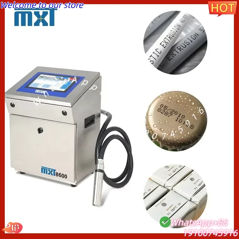 CE Certificate Economic New CIJ Small Character Inkjet Printer DX7 XP600 Flex 19 Ppm 2400 DPI Wholesale Custom Coding