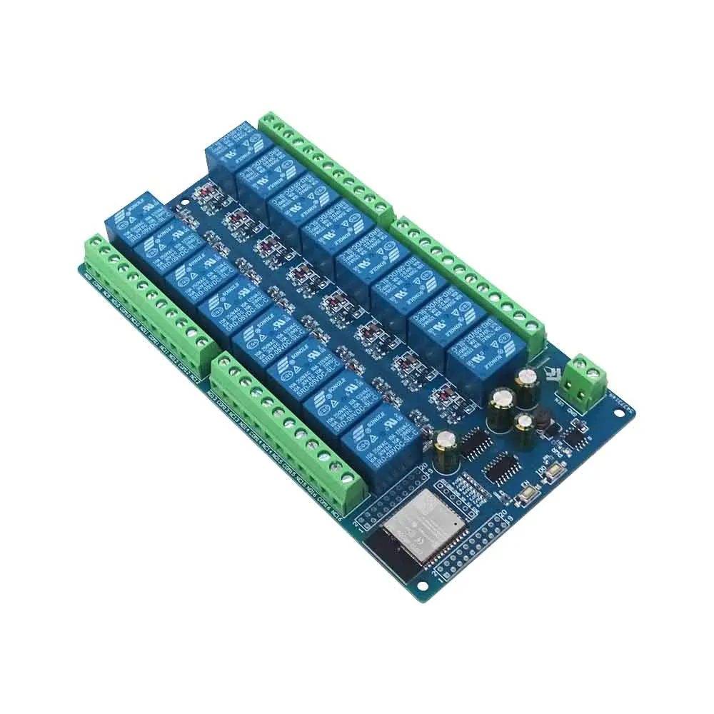 Alimentation électrique DC 5V ESP32, module de relais 16 canaux, carte de développement ESP32-WROOM, développement secondaire