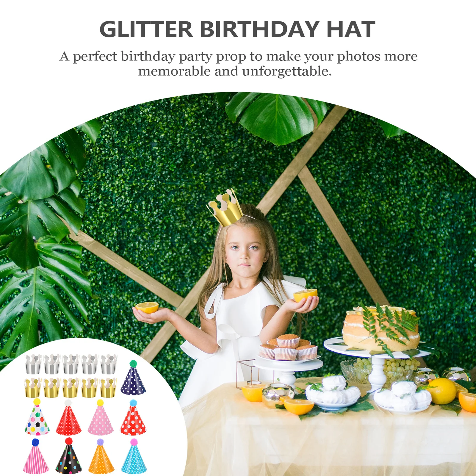 31 قطعة قبعات التاج الورقية قبعات حفلات أعياد الميلاد للأطفال احتفالي عيد ميلاد إكسسوارات الشعر زينة جو الحفلات المبهجة
