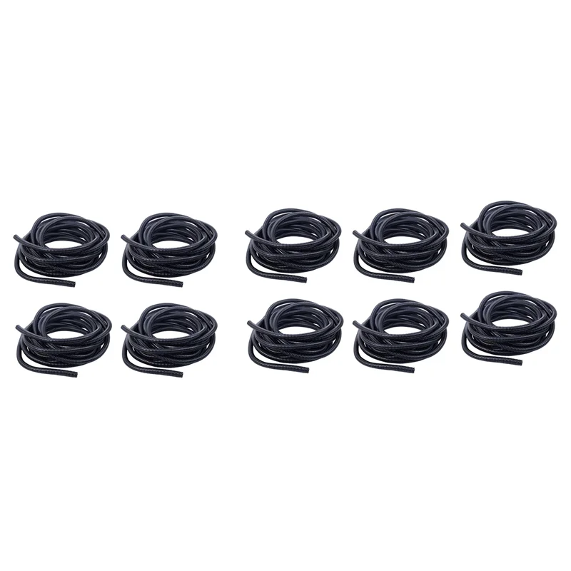 

ABAH-10X 20 футов разъемный проволочный ткацкий станок, полиэтиленовая трубка, рукавная трубка черного цвета, внутренний диаметр 10 мм