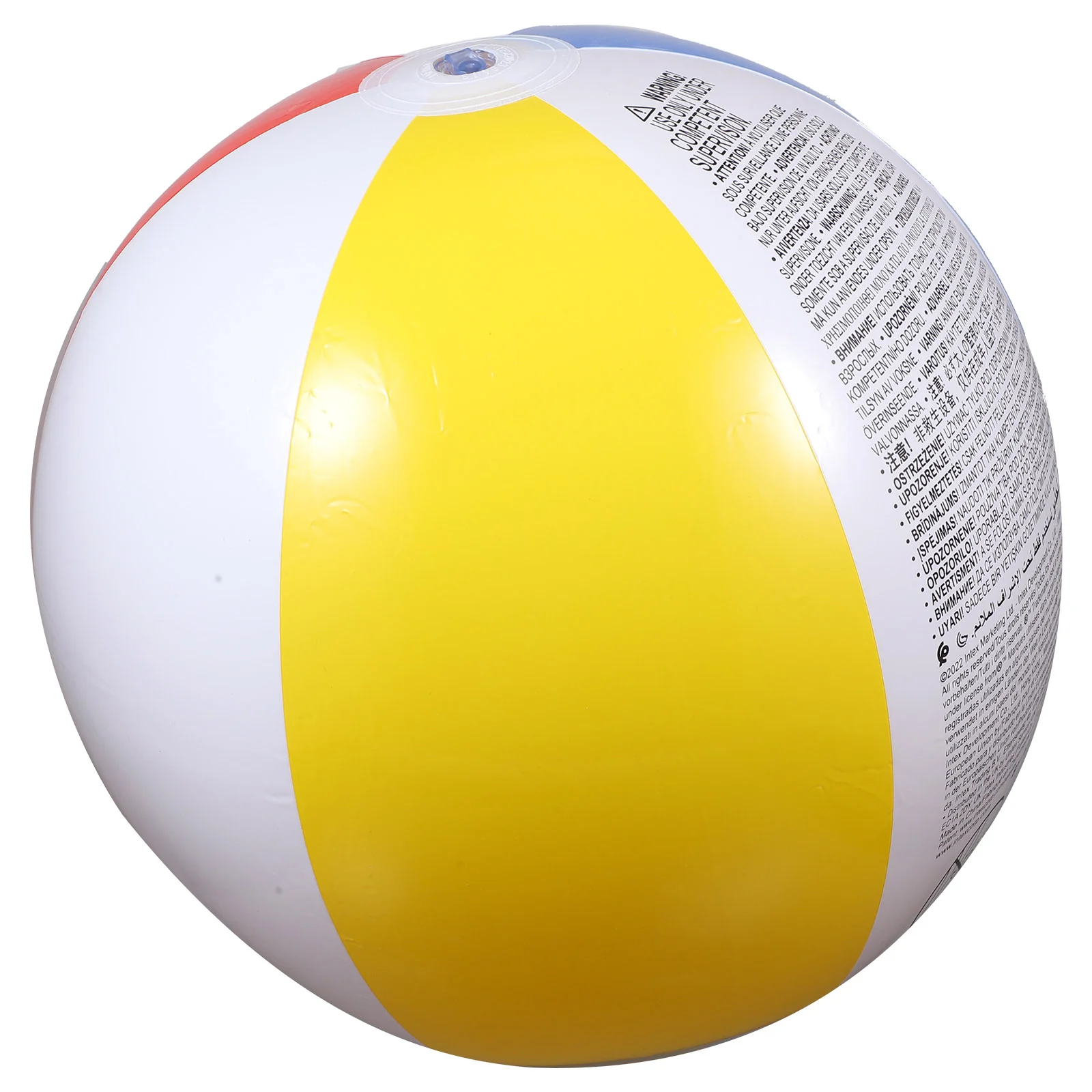 Vierfarbiger Strandball, aufblasbar, 59020, ungepflastert, Durchmesser 51 cm, Spielzeug, Großpackung, Wasserspiel, PVC im Freien