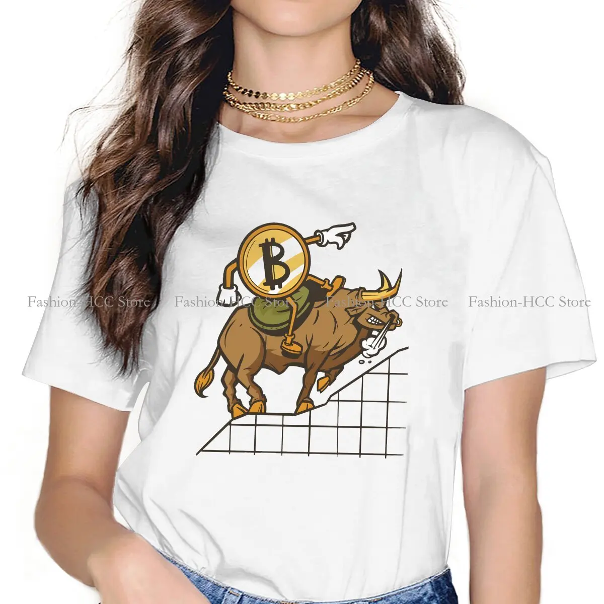 เสื้อยืดโพลีเอสเตอร์ลาย bullrun To The Moon เสื้อยืดบิตคอยน์ cryptocurrency ความคิดสร้างสรรค์ที่ใส่สบาย